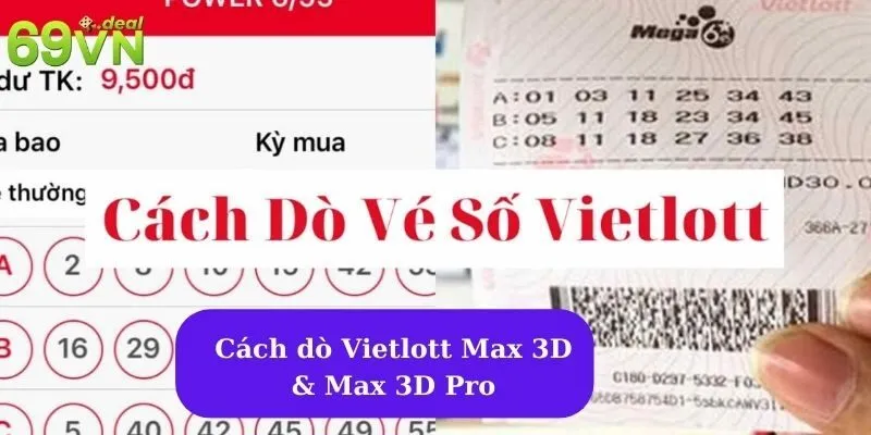 Cách dò Vietlott Max 3D & Max 3D Pro